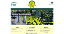 Desktop Screenshot of checktrees.com